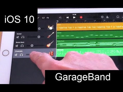 garageband tips ipad